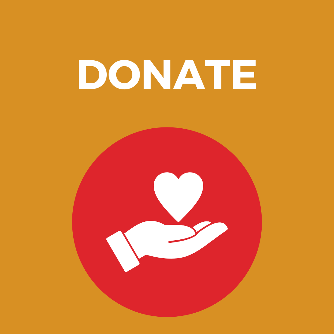 Sign with link to donate