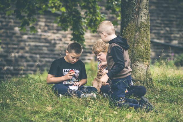 Children playing together