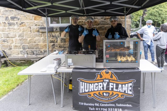 Staff at local Indian restaurant