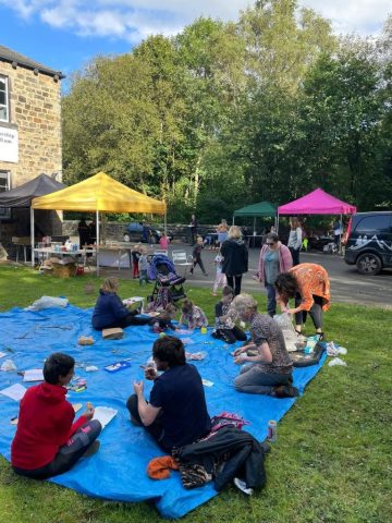 Community enjoying The Great Get Together Community Event